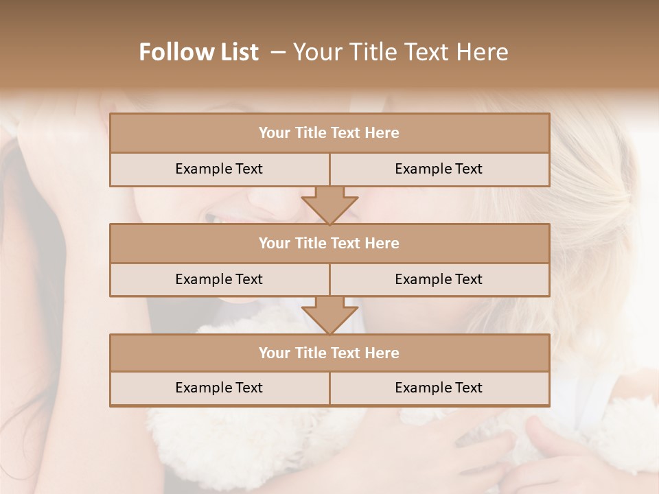 Bed Mom Enjoy PowerPoint Template