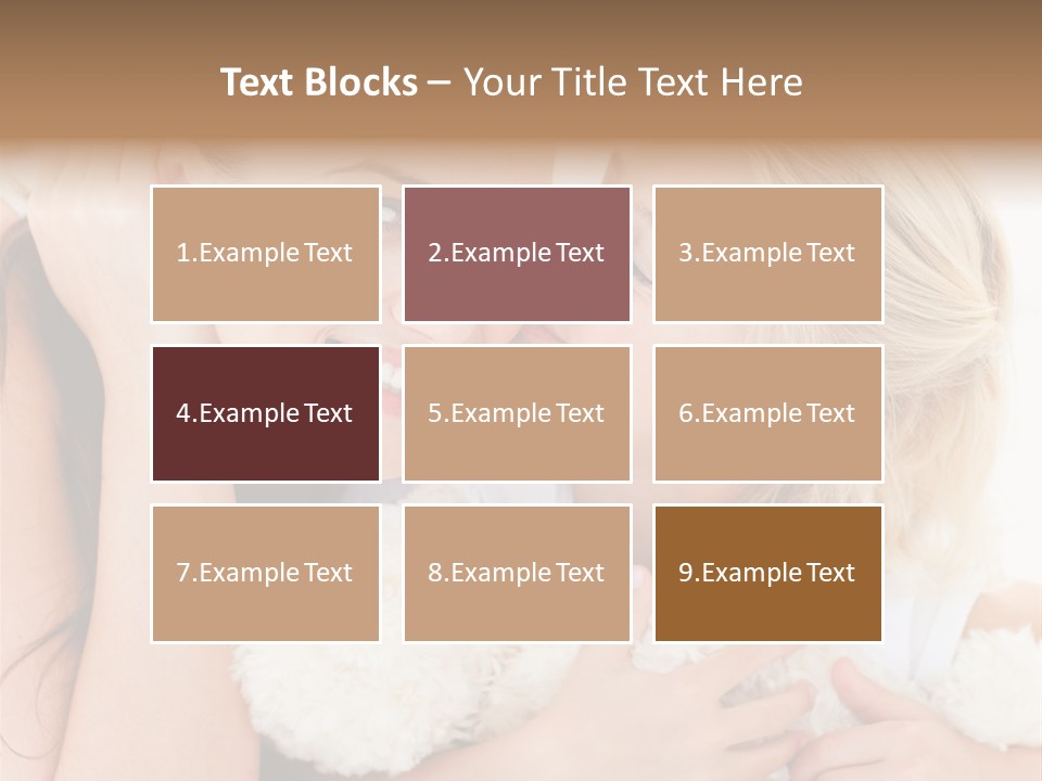 Bed Mom Enjoy PowerPoint Template