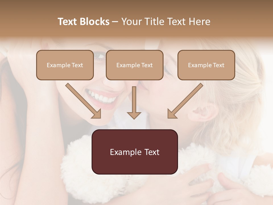 Bed Mom Enjoy PowerPoint Template