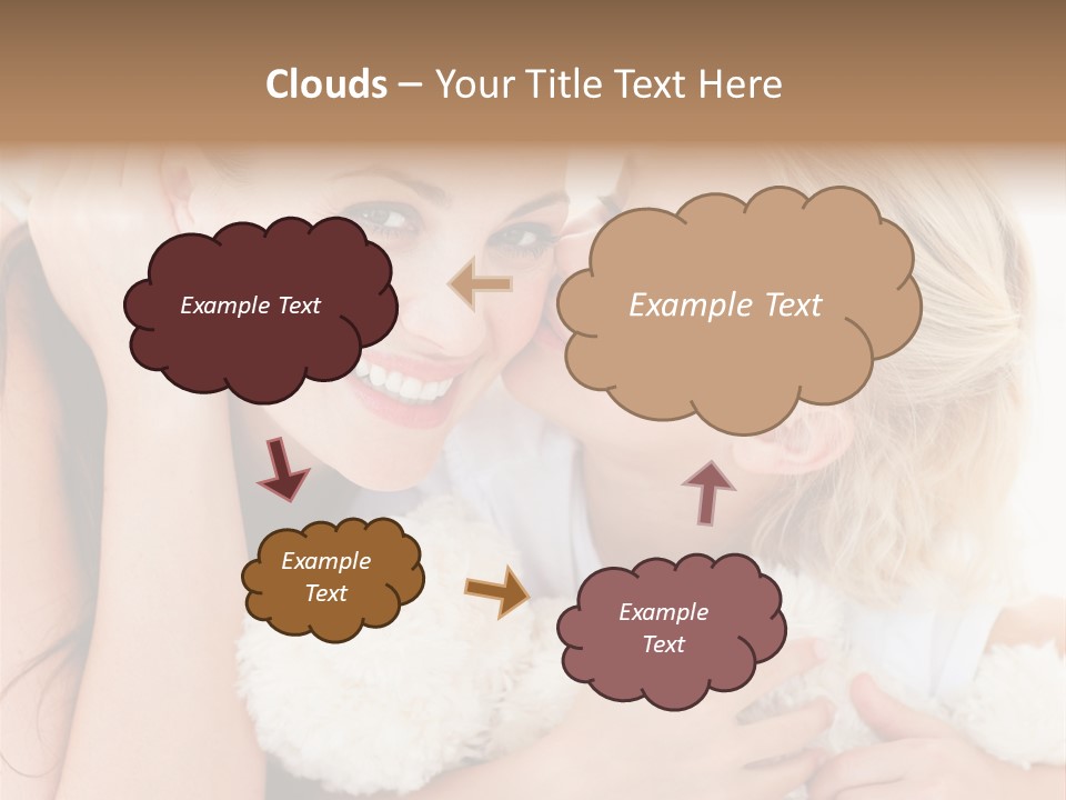 Bed Mom Enjoy PowerPoint Template