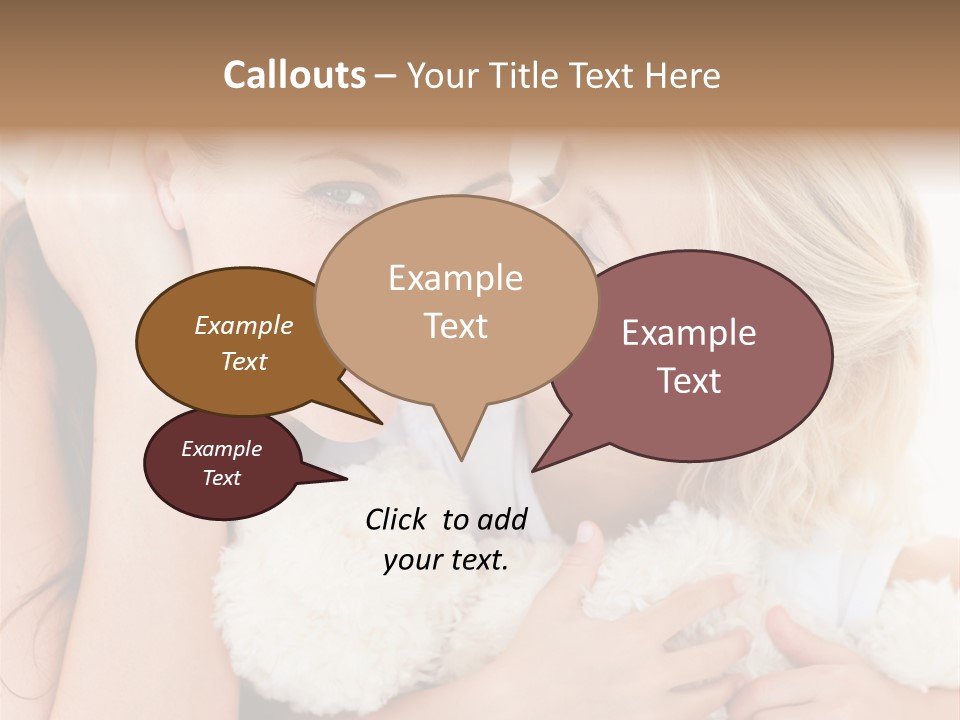 Bed Mom Enjoy PowerPoint Template