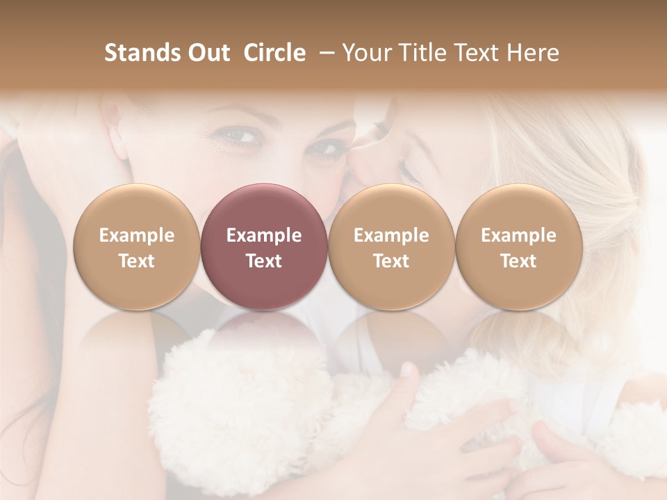 Bed Mom Enjoy PowerPoint Template