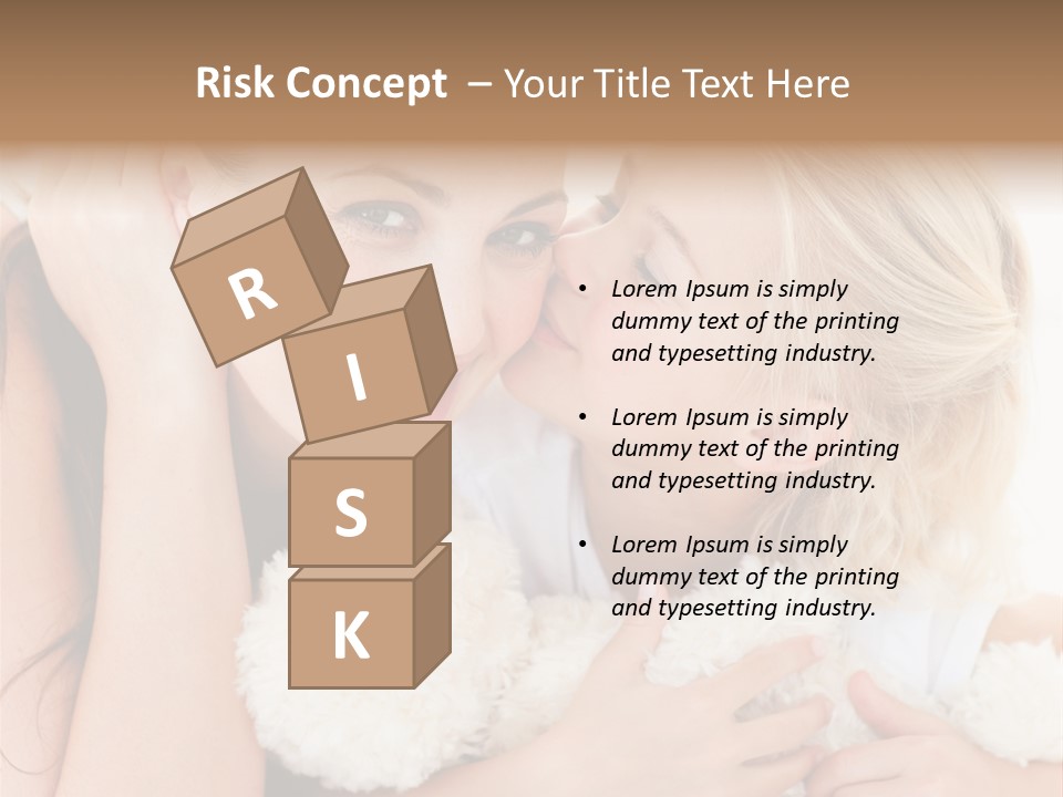 Bed Mom Enjoy PowerPoint Template