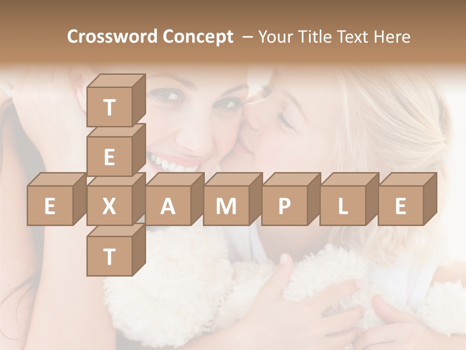 Bed Mom Enjoy PowerPoint Template