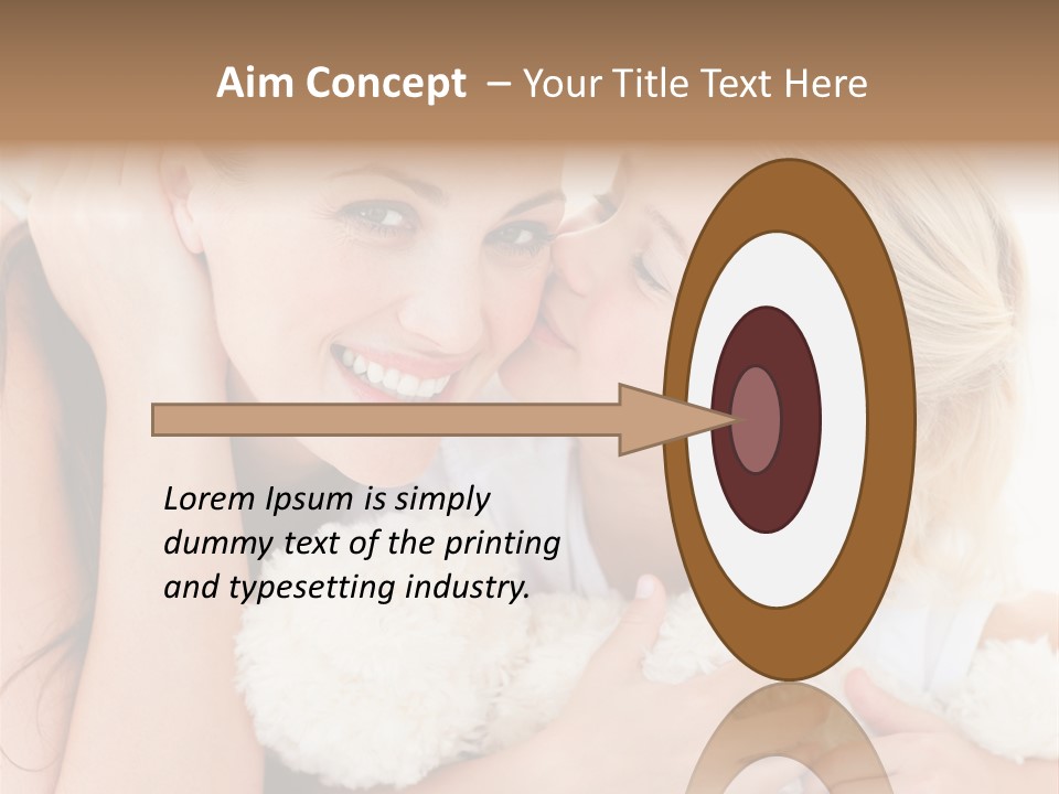 Bed Mom Enjoy PowerPoint Template