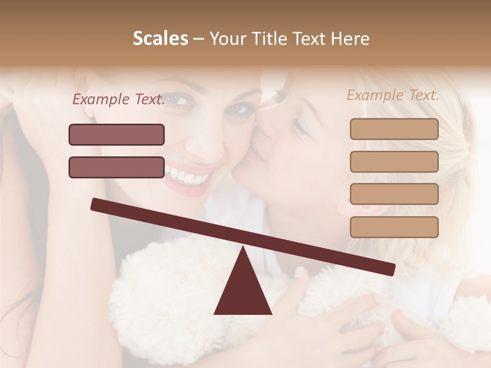 Bed Mom Enjoy PowerPoint Template