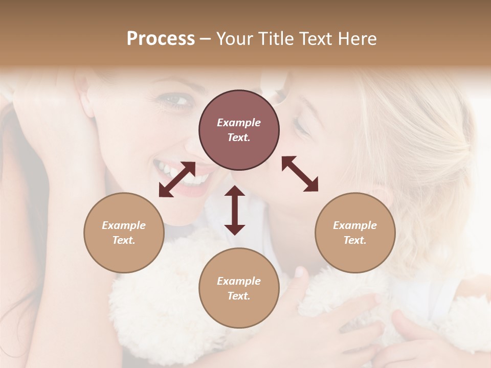 Bed Mom Enjoy PowerPoint Template