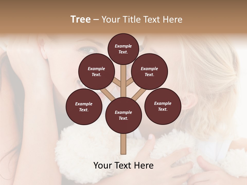 Bed Mom Enjoy PowerPoint Template