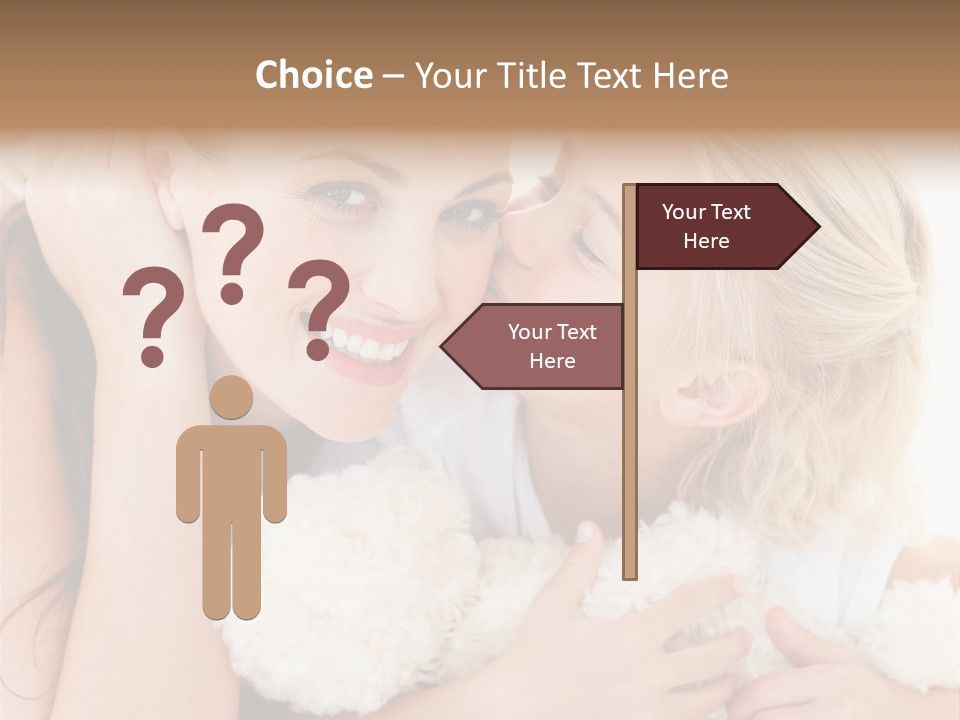 Bed Mom Enjoy PowerPoint Template