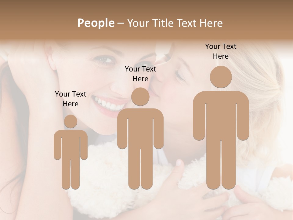 Bed Mom Enjoy PowerPoint Template