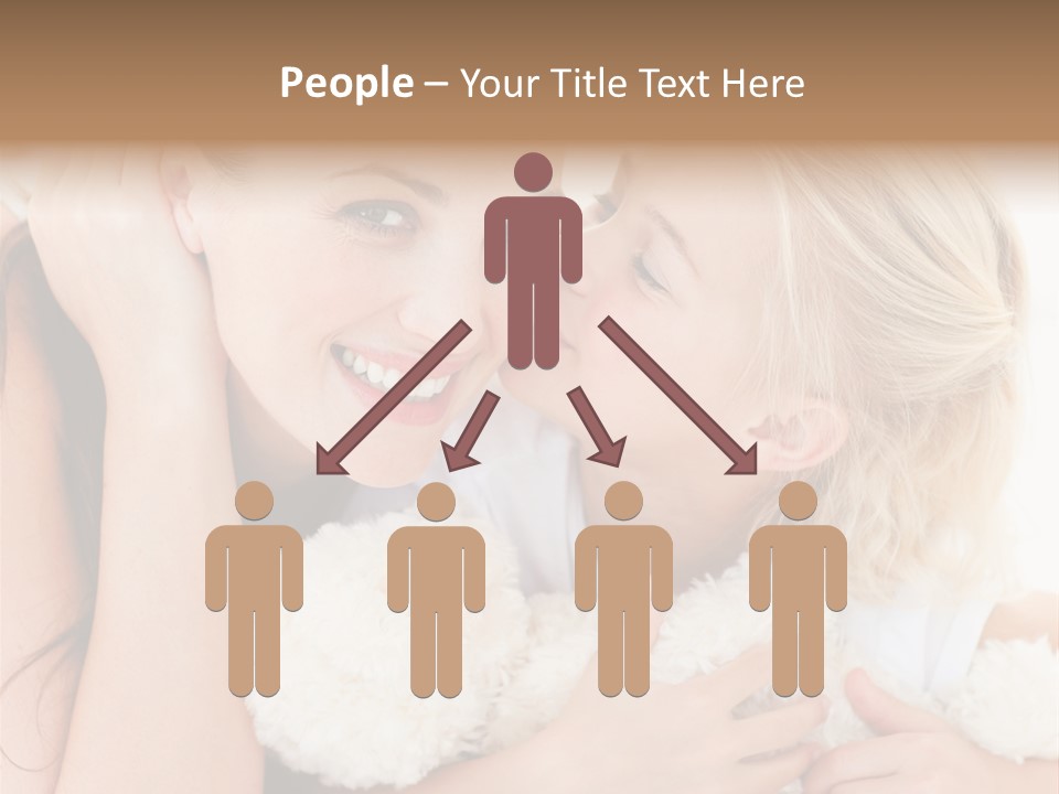 Bed Mom Enjoy PowerPoint Template