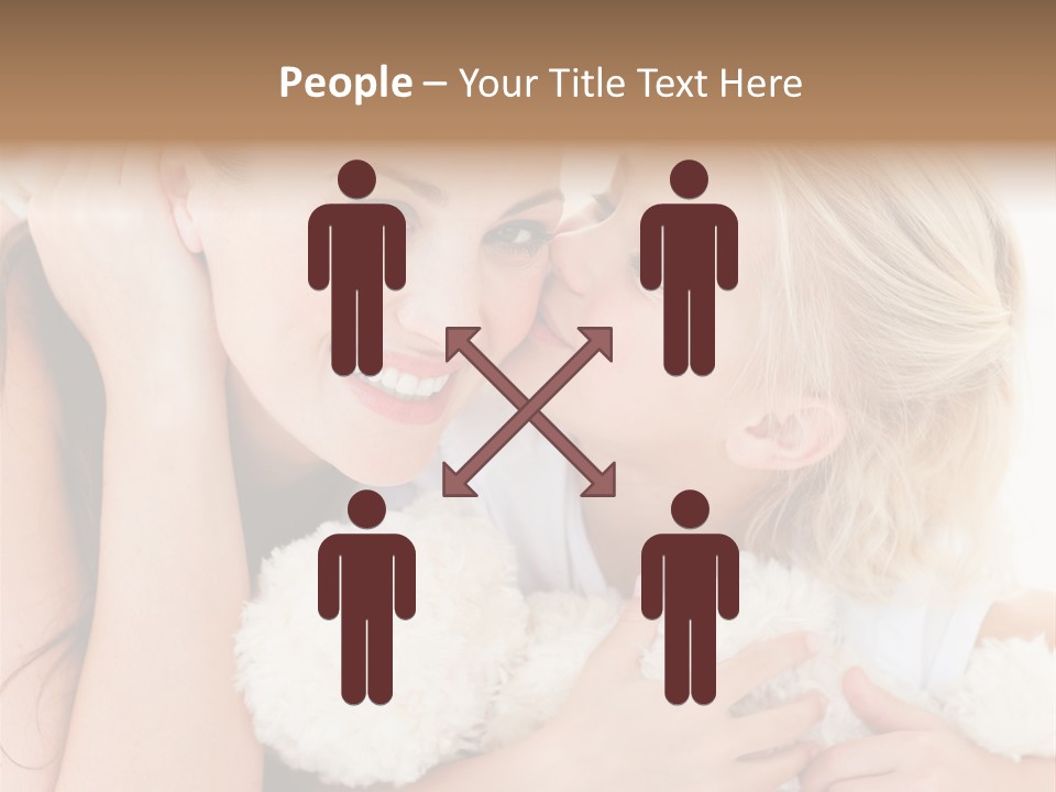 Bed Mom Enjoy PowerPoint Template