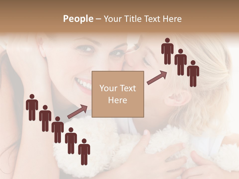 Bed Mom Enjoy PowerPoint Template
