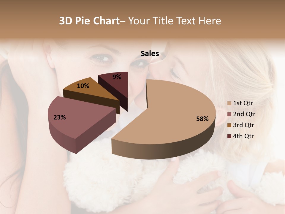 Bed Mom Enjoy PowerPoint Template