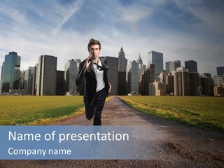 New Meadow Man PowerPoint Template