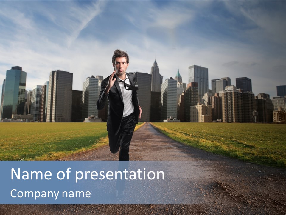 New Meadow Man PowerPoint Template