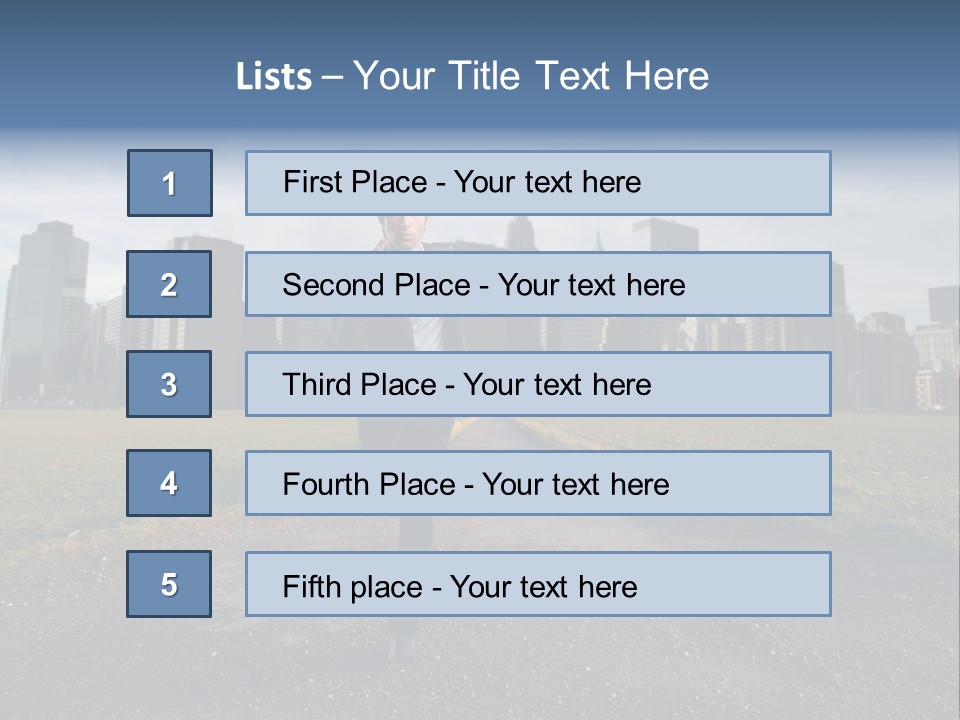 New Meadow Man PowerPoint Template