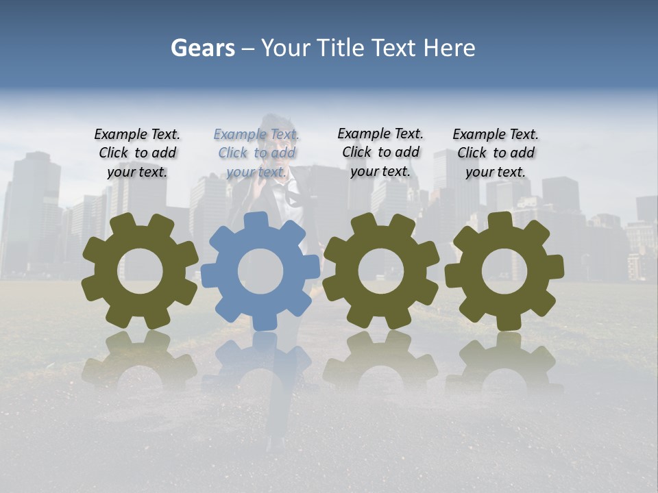 New Meadow Man PowerPoint Template