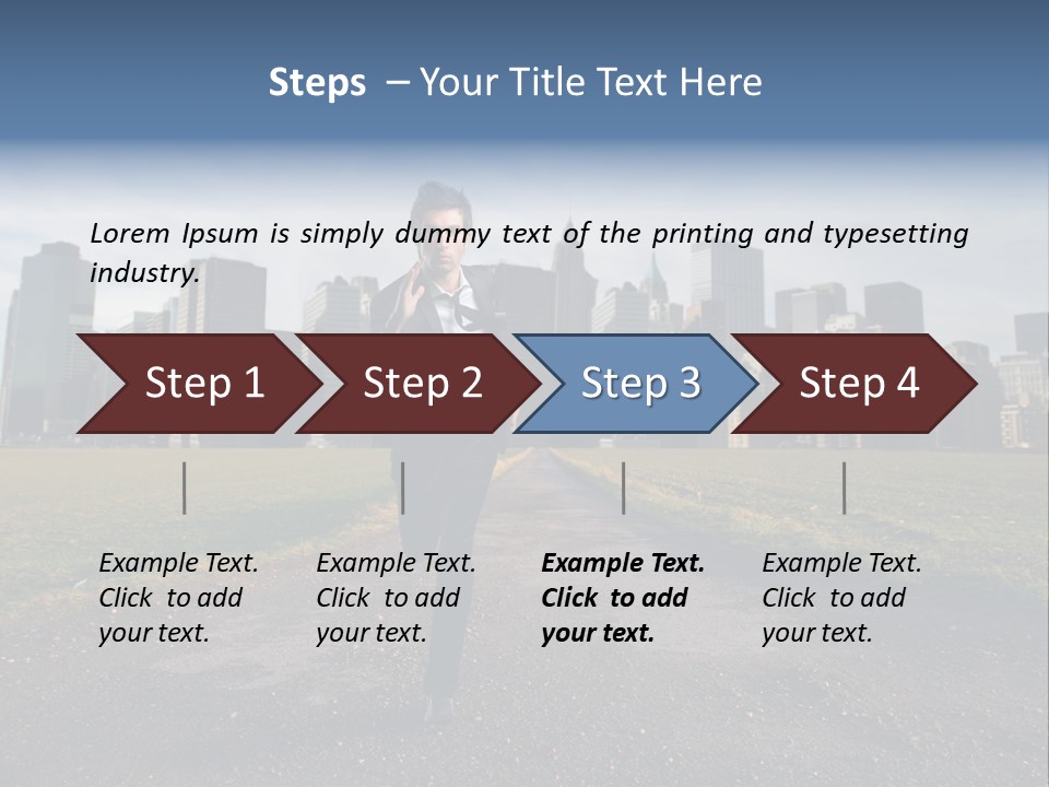 New Meadow Man PowerPoint Template