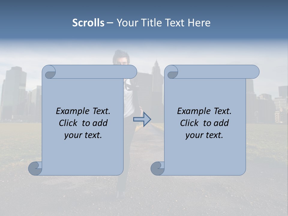 New Meadow Man PowerPoint Template