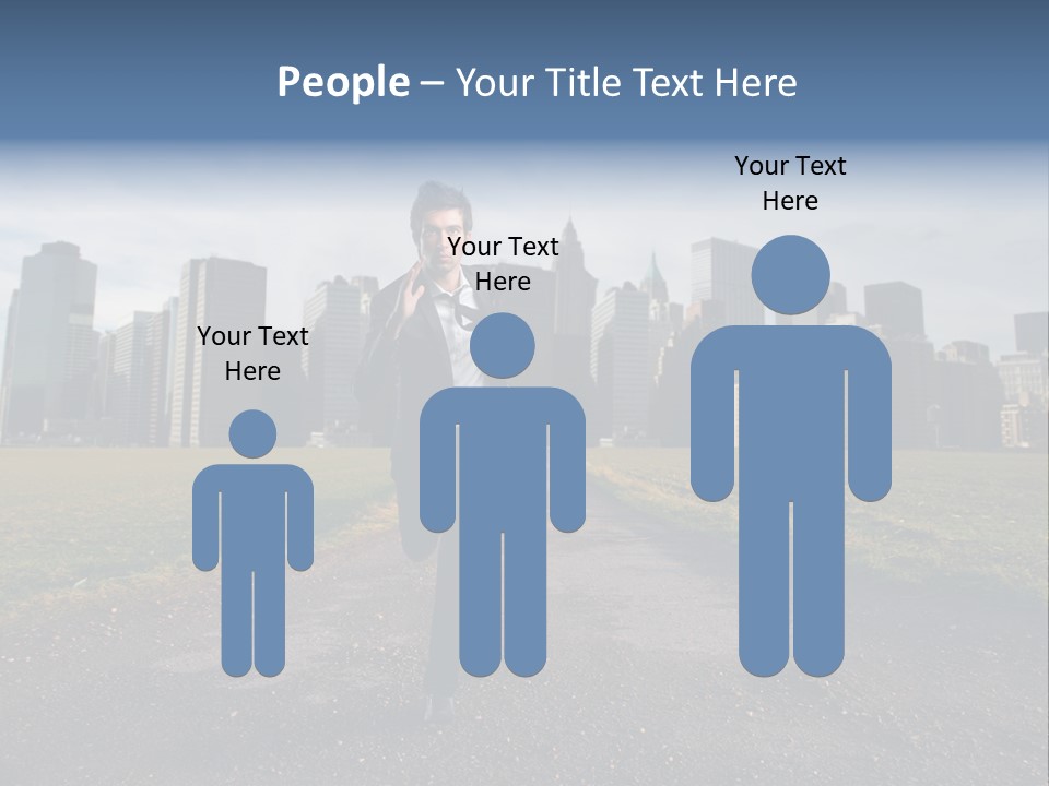 New Meadow Man PowerPoint Template