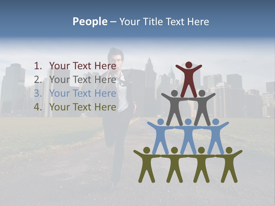 New Meadow Man PowerPoint Template