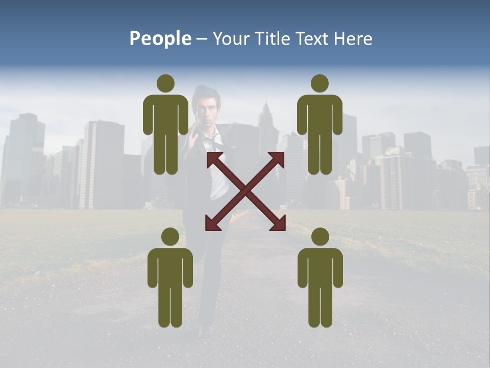 New Meadow Man PowerPoint Template