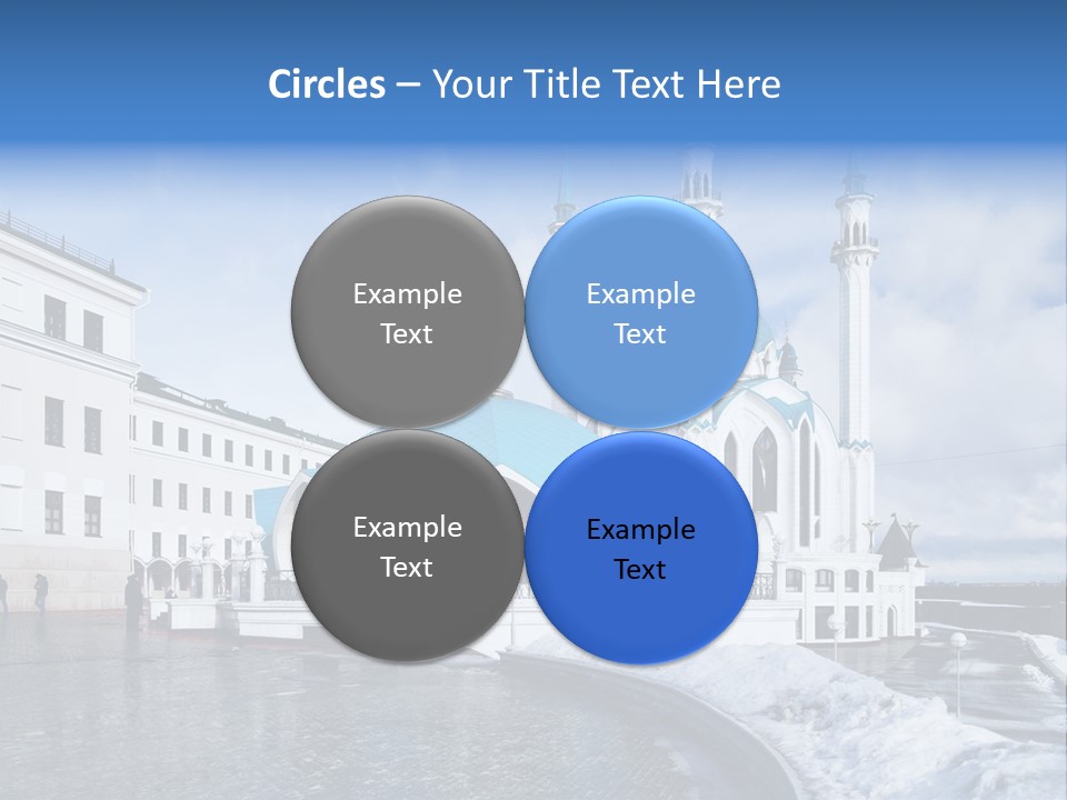 Islam Roof Tatarstan PowerPoint Template