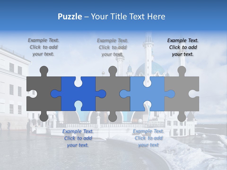 Islam Roof Tatarstan PowerPoint Template