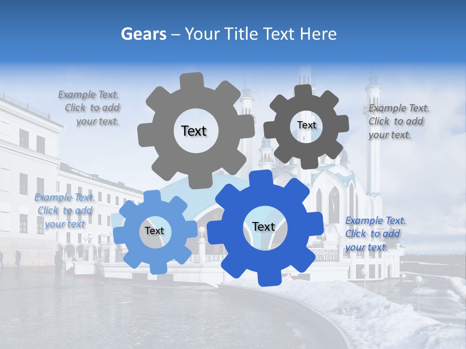 Islam Roof Tatarstan PowerPoint Template