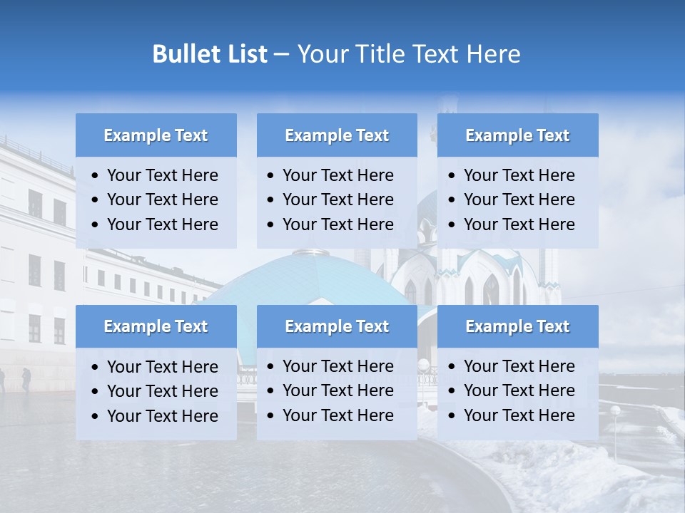Islam Roof Tatarstan PowerPoint Template