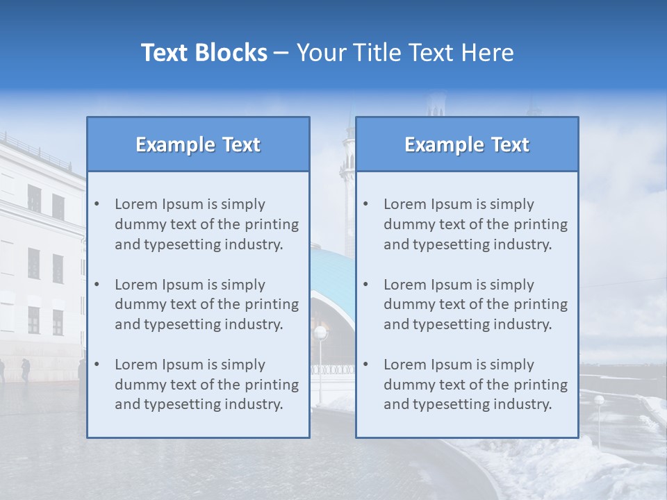 Islam Roof Tatarstan PowerPoint Template
