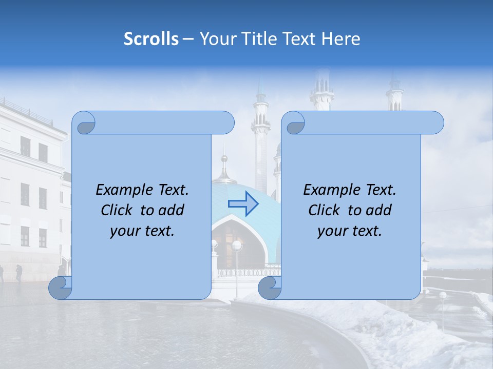Islam Roof Tatarstan PowerPoint Template