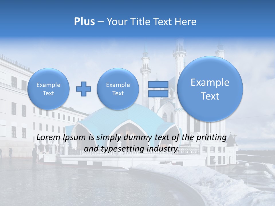 Islam Roof Tatarstan PowerPoint Template