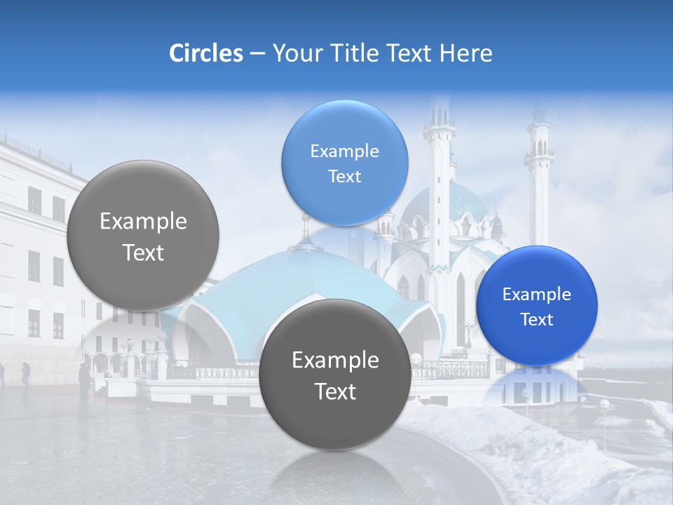 Islam Roof Tatarstan PowerPoint Template