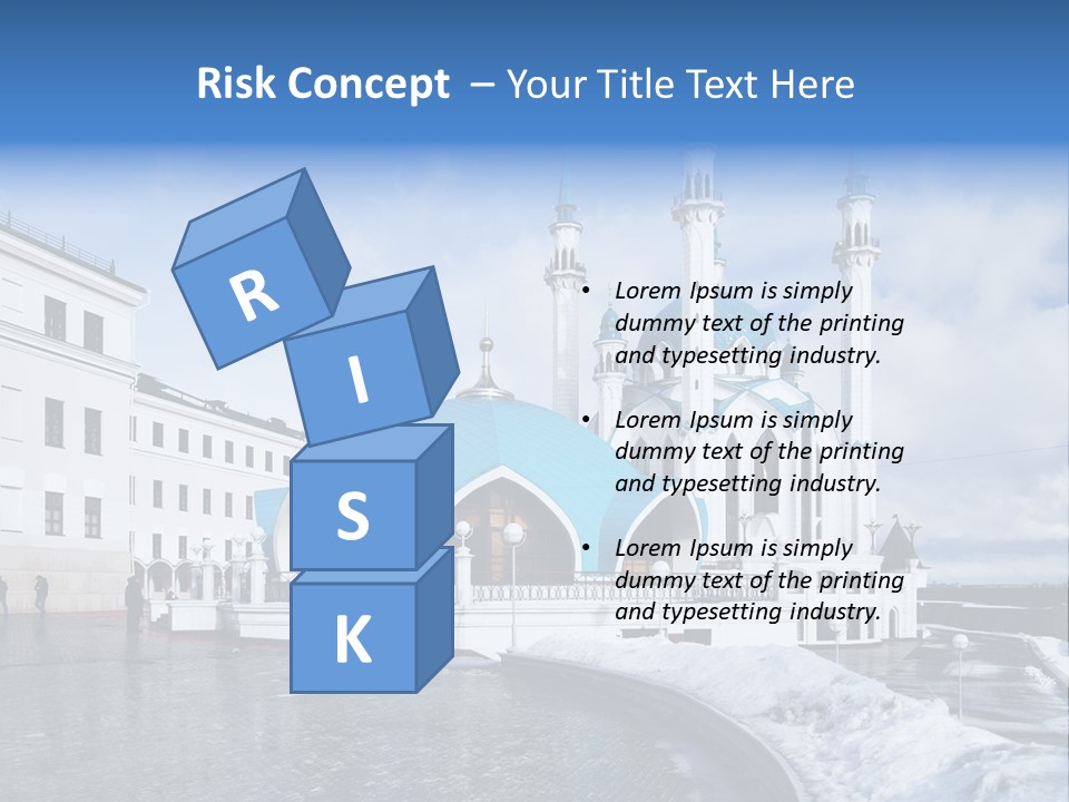 Islam Roof Tatarstan PowerPoint Template