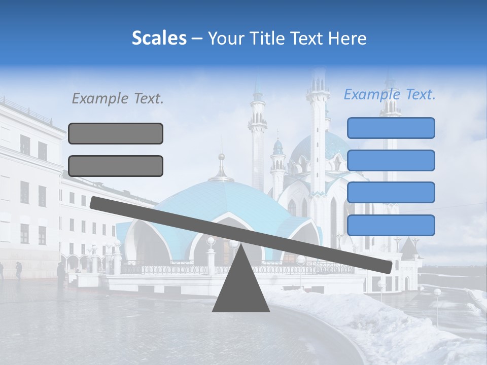 Islam Roof Tatarstan PowerPoint Template