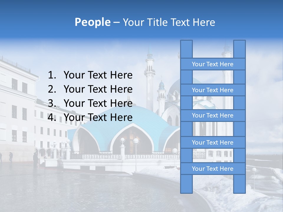 Islam Roof Tatarstan PowerPoint Template