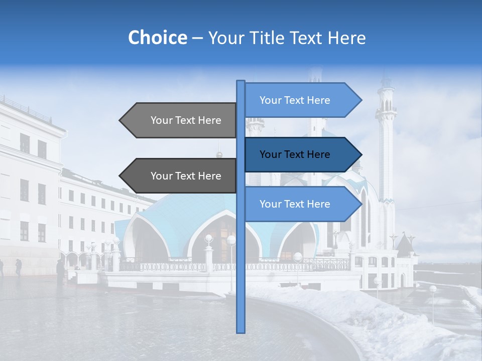 Islam Roof Tatarstan PowerPoint Template