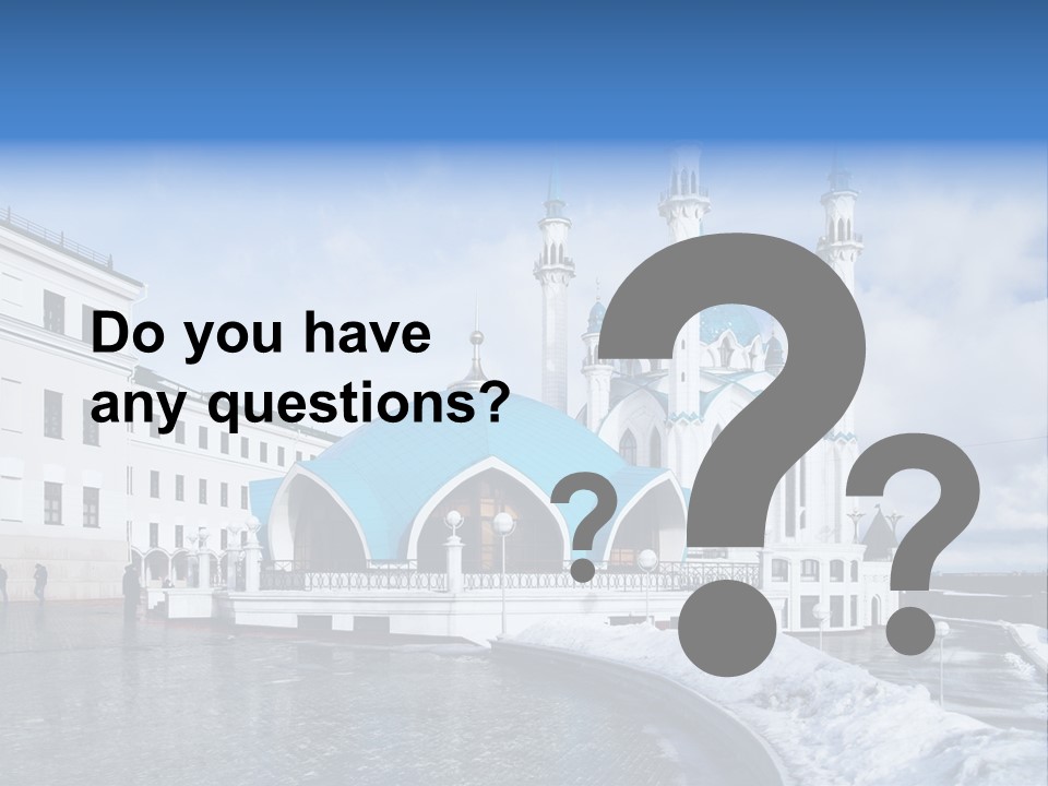 Islam Roof Tatarstan PowerPoint Template