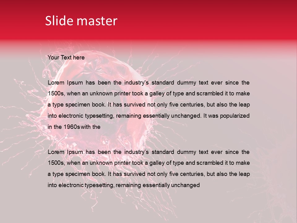 Science Microscopic Render PowerPoint Template