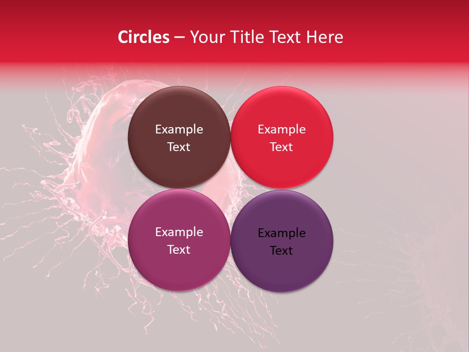 Science Microscopic Render PowerPoint Template