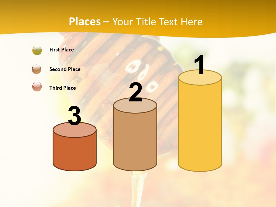 Sweet Shape Yellow PowerPoint Template