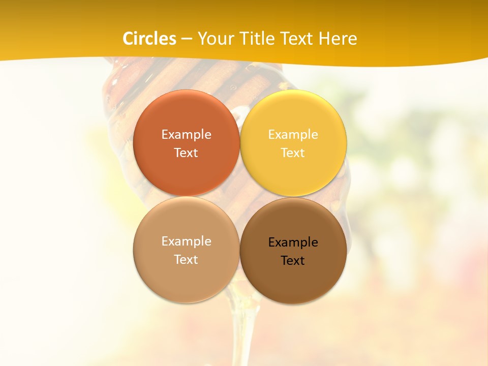 Sweet Shape Yellow PowerPoint Template