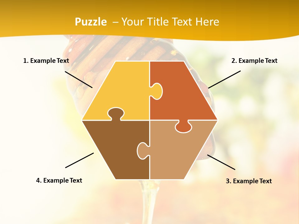 Sweet Shape Yellow PowerPoint Template