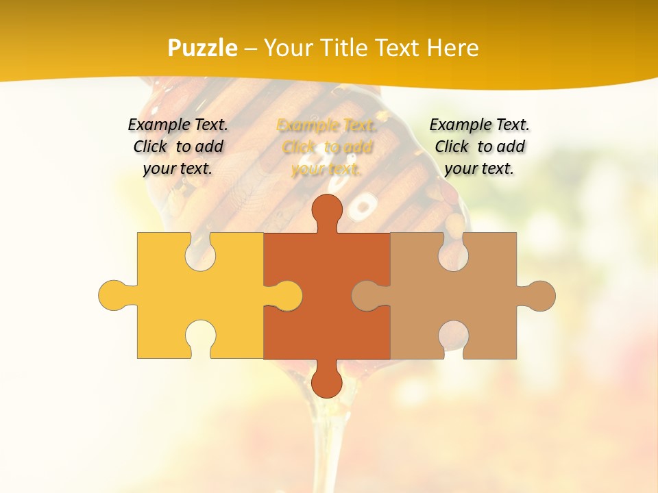 Sweet Shape Yellow PowerPoint Template