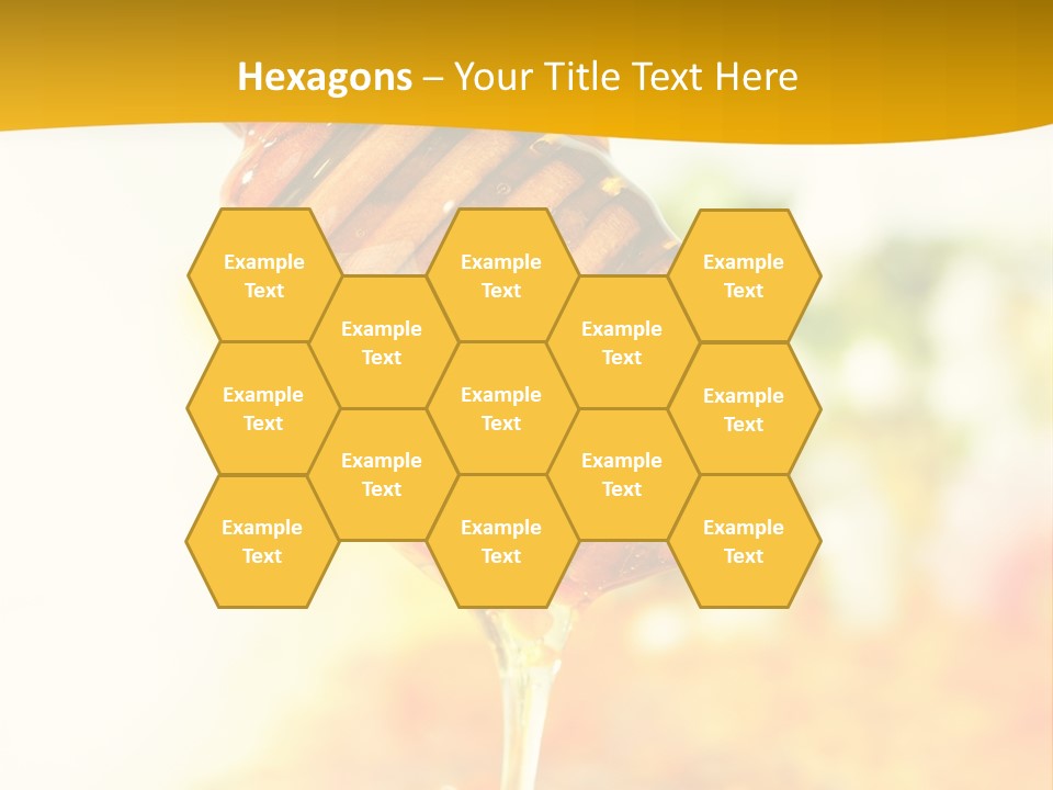 Sweet Shape Yellow PowerPoint Template