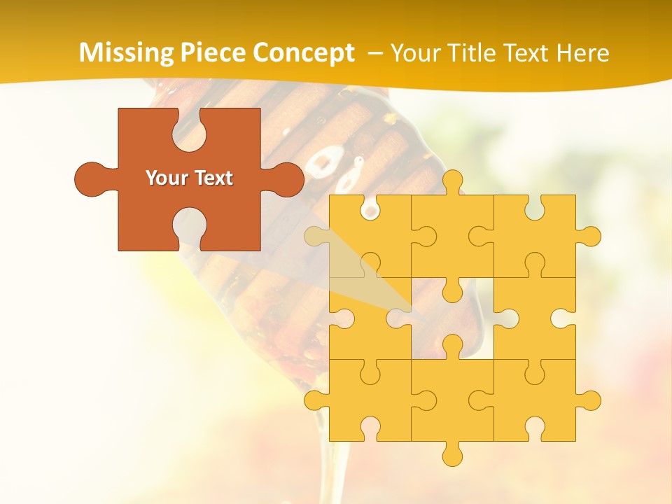 Sweet Shape Yellow PowerPoint Template