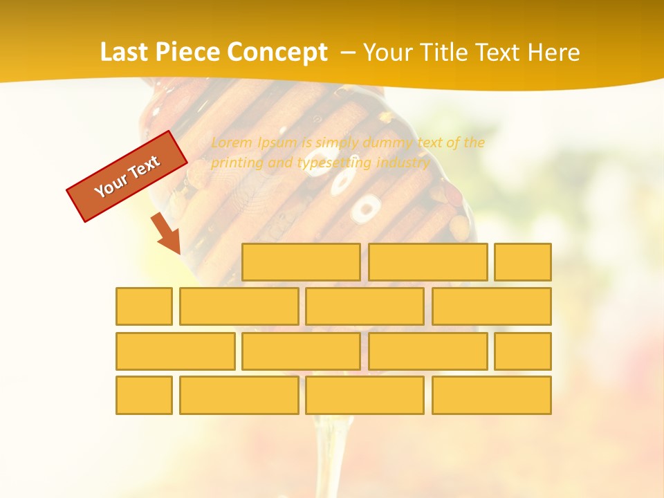 Sweet Shape Yellow PowerPoint Template