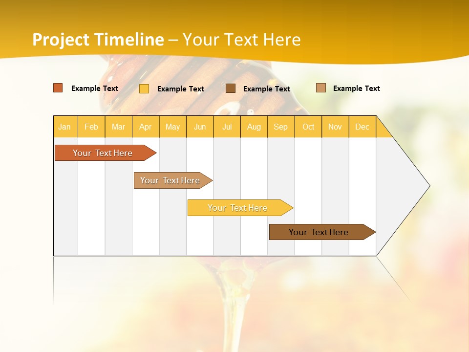 Sweet Shape Yellow PowerPoint Template